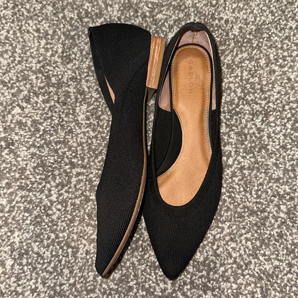 Caslon flats, worn once